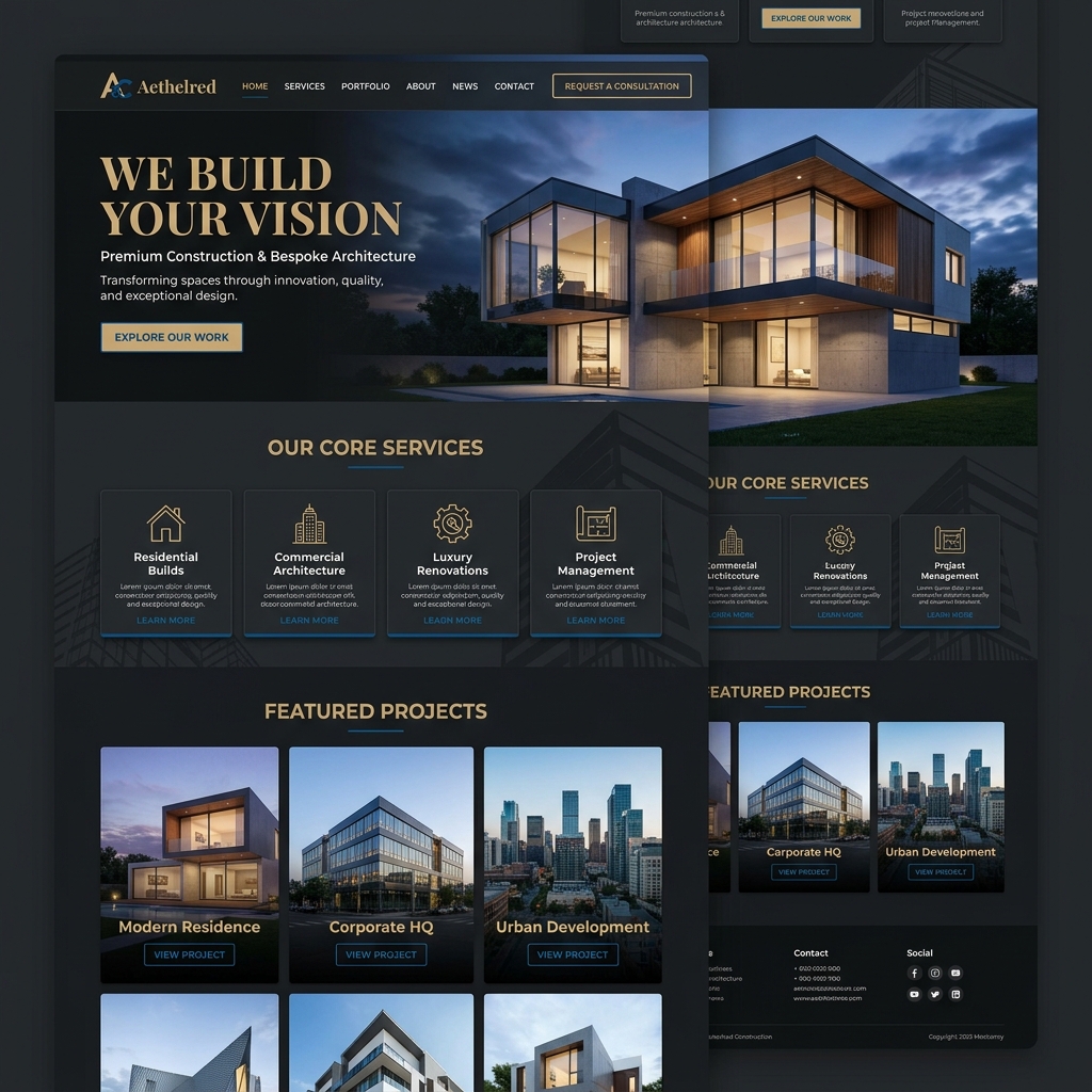 Company Profile Mockup